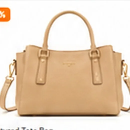 Structured Leather Tote Bag