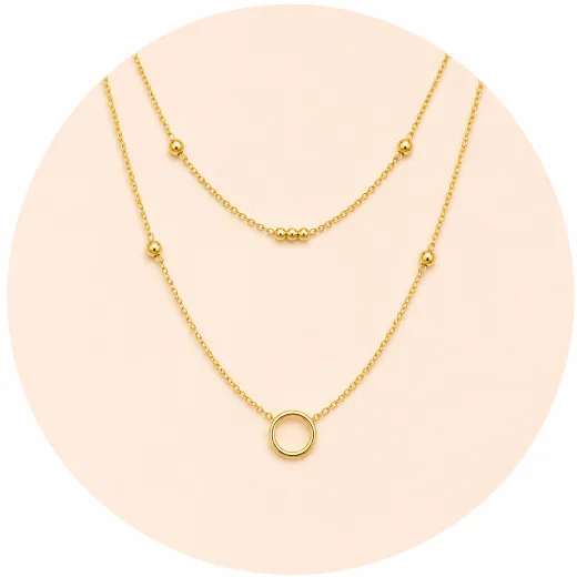 Layered Pendant Necklace