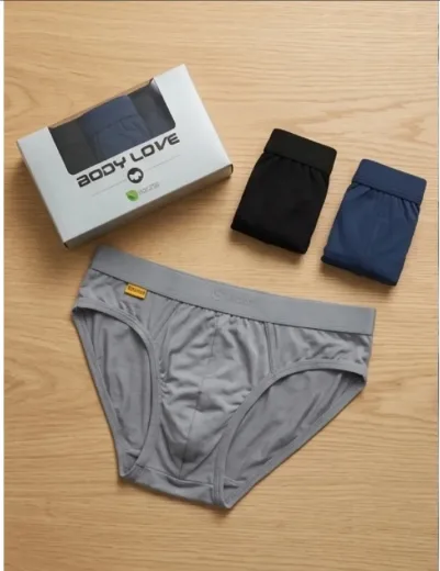 Pack Of 3 Body Love Comfortable Briefs For Men